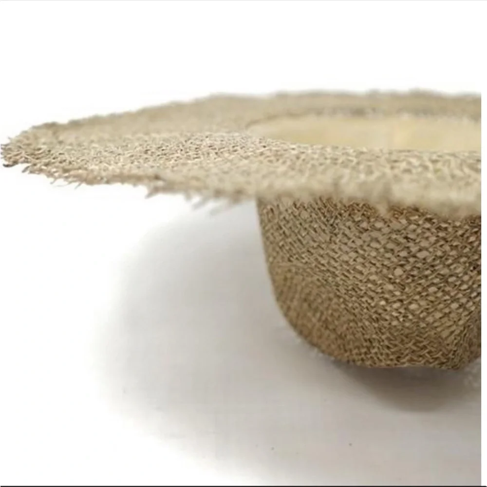 #80 CLOSEOUT FIRM 🌸New!Fray Edge Sea Grass Rancher Hat - Picture 6 of 9